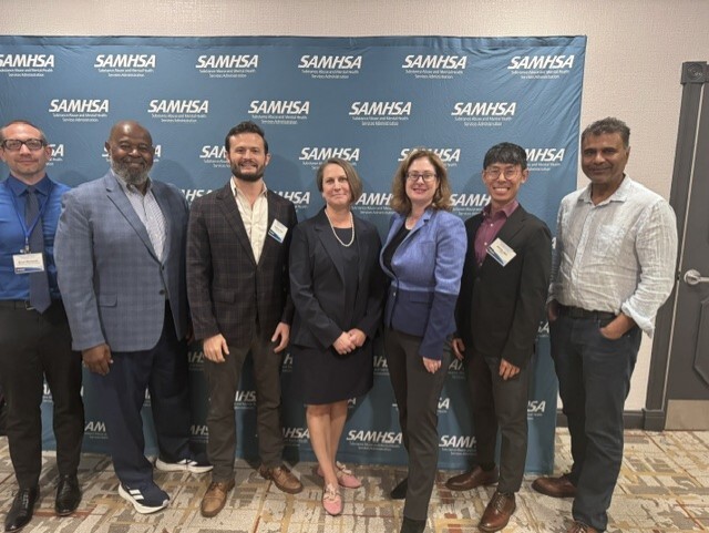 Sarah at SAMHSA event